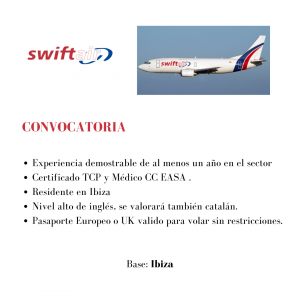 Swift air busca TCPs